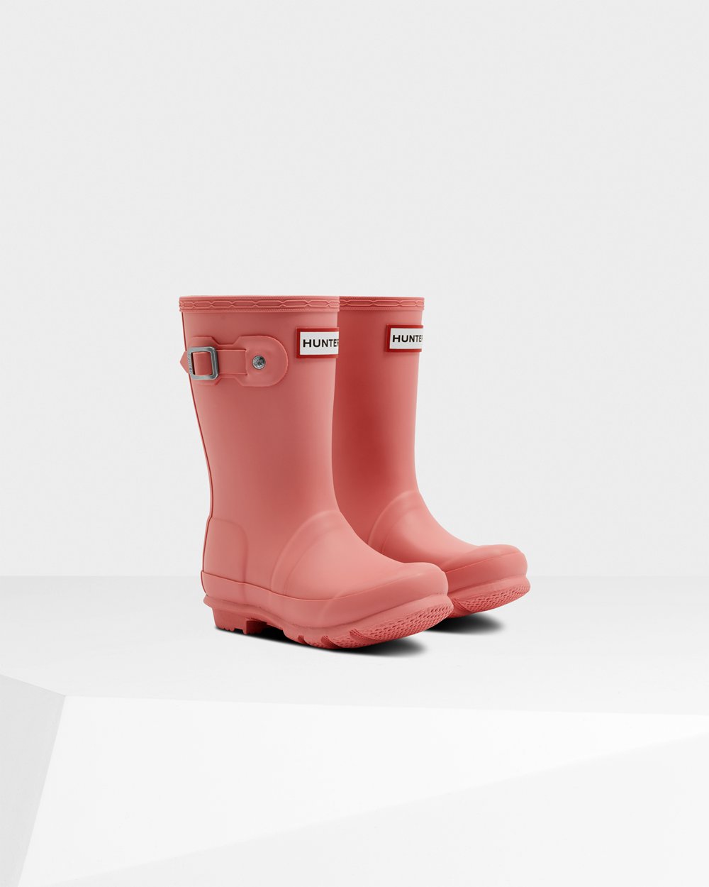 Kids Rain Boots - Hunter Original Big (63XYPFRSV) - Pink